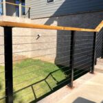 Cable Railing with Cedar Top