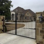Double Arched Estate Entry Gate